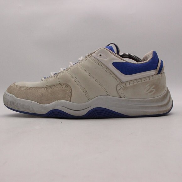 ES Evant White Blue Men's Size US 11 Skateboard Sneakers Lace Up Athletic - Picture 4 of 11